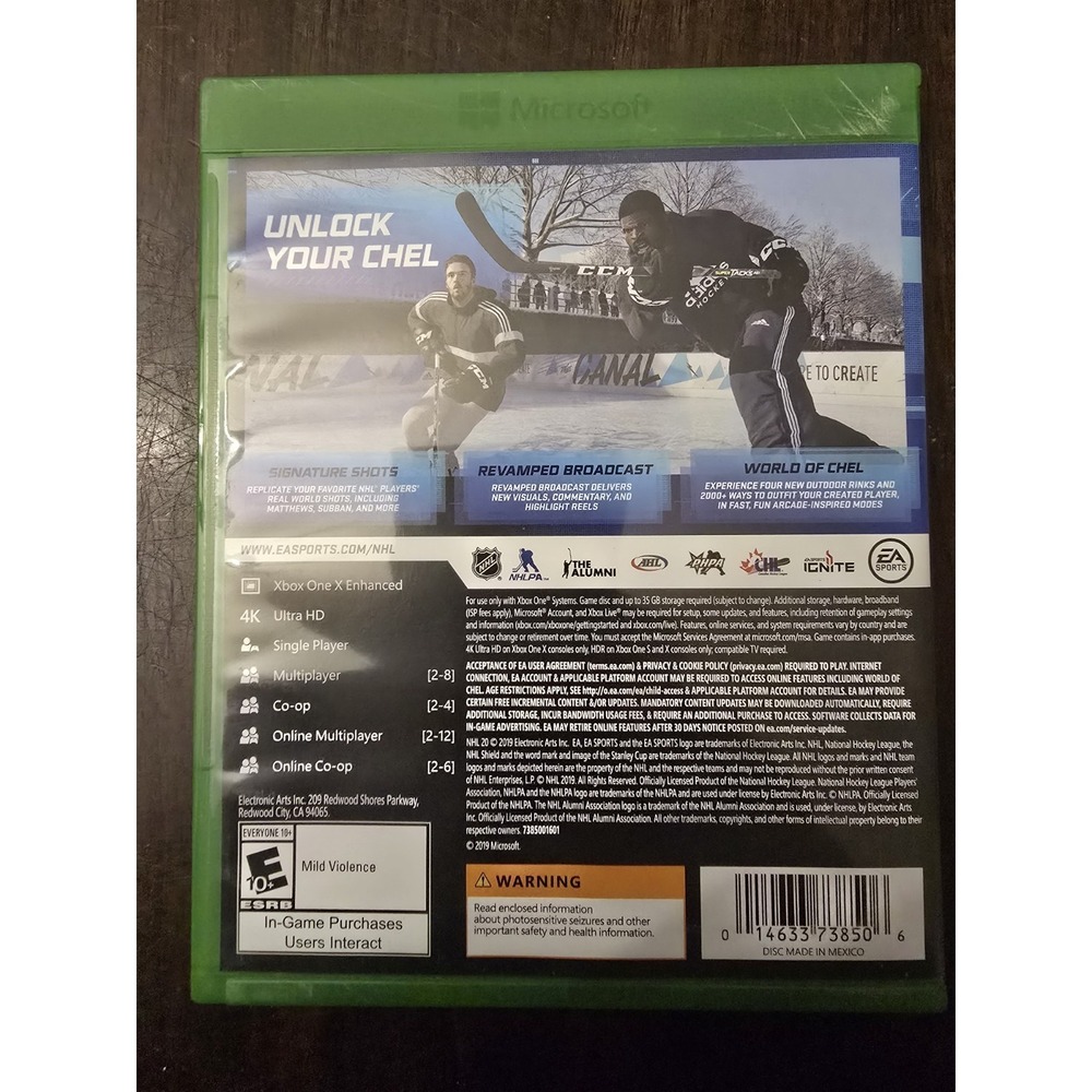 NHL 20 (Microsoft Xbox One) - Used - EA‎ Sports - Picture 4 of 4
